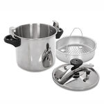 Silampos Stainless Steel Pressure Cooker W/ Alum Basket V:10 L image number 1