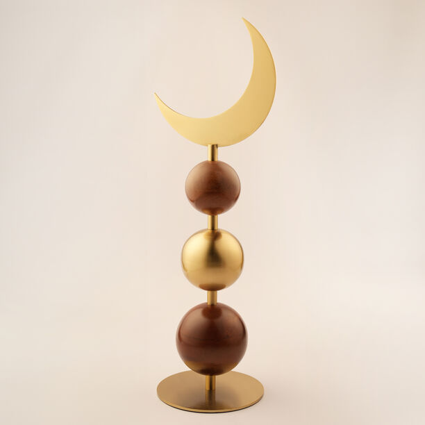 Homez Ramadan Decorative Crescent Design, Gold 17*20*59Cm image number 0