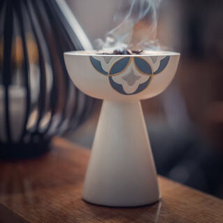 Waraq Ceramic Oud Burner 11*11*14.5 Cm