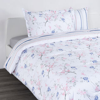 Cottage Microfiber King Comforter 6 Pcs Set, Multicolor, 230*250Cm