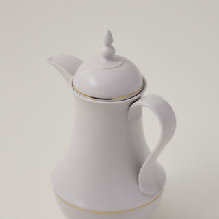 Dallety 1.0L Plastic Vacuum Flask Set 2 Pieces Gray Color