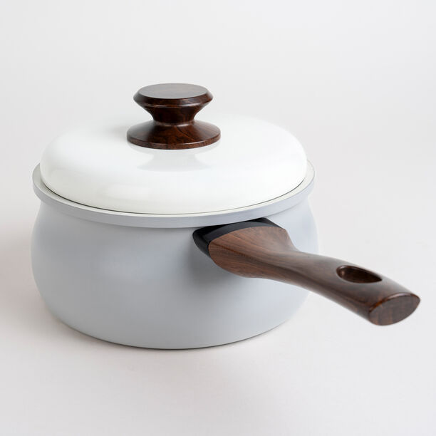 Alberto 7 piece cream ceramic cookware set image number 4