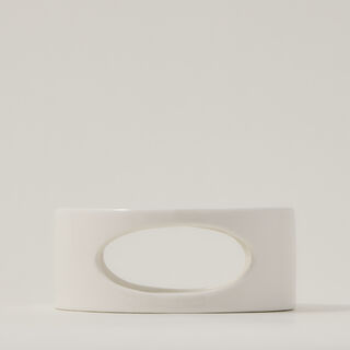 سخّان بورسلان لإبريق الشاي أبيض