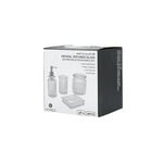 Homez crystal 4 pcs bath set image number 1
