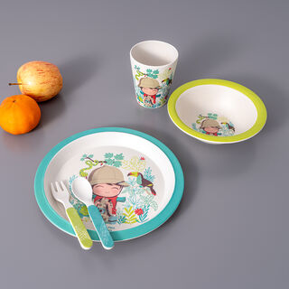 5 Piece Alberto Bamboo Fibre Jungle Boy