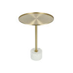 Side Table l With Marble Base 41*41*58 cm image number 2