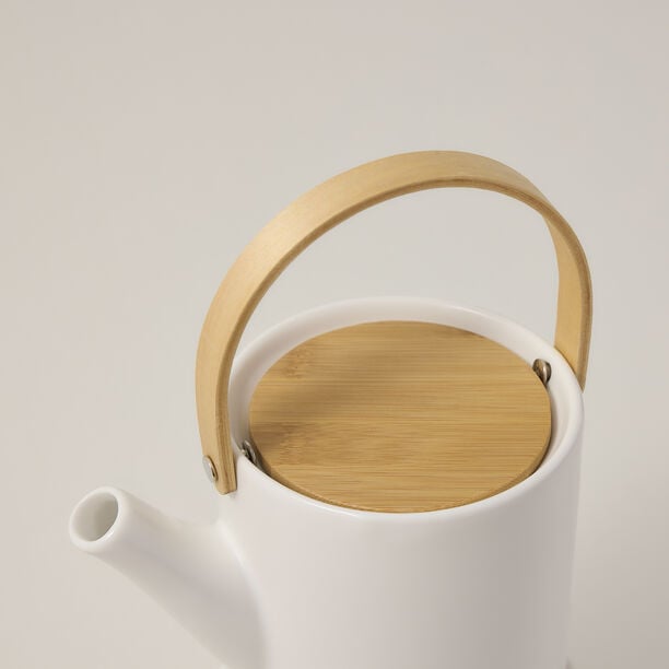Dallaty white porcelain English tea pot image number 2
