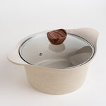 Alberto 8 piece creamy granite cookware set image number 1