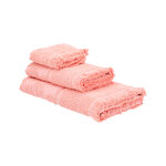 Jacquard/cotton bath towel, peach 70*140 cm image number 4