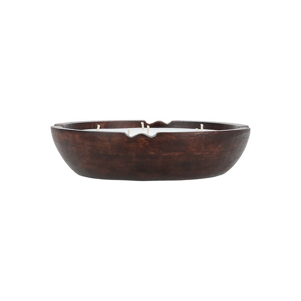 شمعة معطرة في وعاء خشبي   20*5 سم image number 2