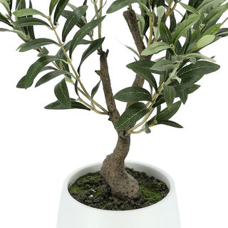 Aritificial olive plant in a Ceramic pot 35.56*35.56*58.42 cm
