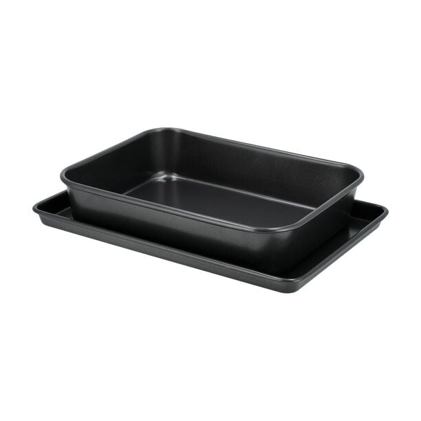 Masterclass non stick roaster tray 2 pcs image number 1