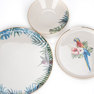 Porland 18 Pcs Dinner Set Serve 6 Persons,Exotic