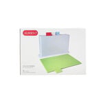 Alberto 4 pieces cutting board with blue holder 30*20 cm image number 3
