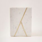 White Marble Waste Basket 19*19*25cm image number 2