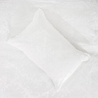 Boutique blanche 3pcs super king size jacquard comforter set, white 250*260cm