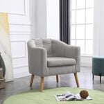Homez Beige Joyce Armchair 70*64*75Cm image number 0
