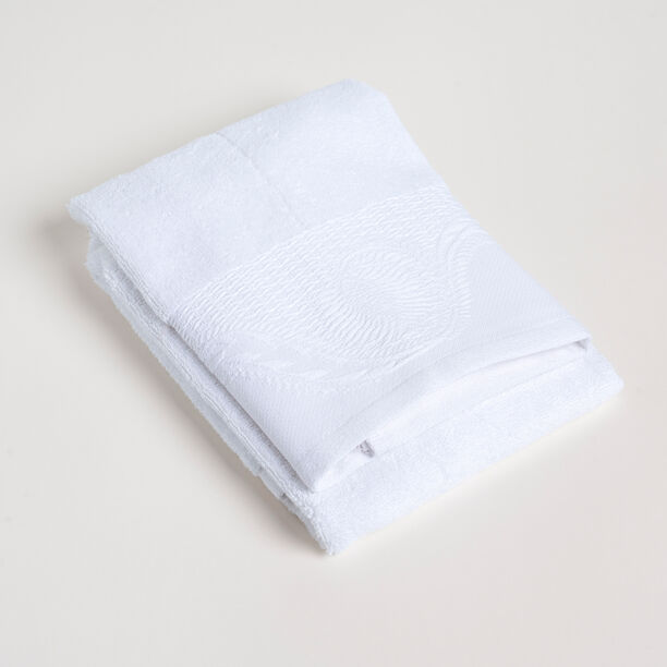100% cotton, embroidered hand towel, white 50*100 cm image number 1