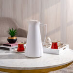 دلة حافظة للحرارة لون أبيض image number 3