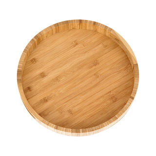 Bamboo Round Serving Tray
