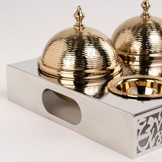 Tray Set With Dates Bowl
