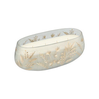 Glass Jar Candle With Fragrance Songs Of Musk And Oud Fragrance 13.3*12.7