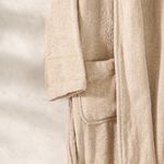 Ultra soft bathrobe, beige size L/XL image number 9
