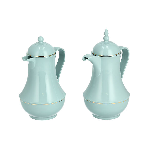 طقم دلات 2 قطعة بلاستيك أخضر 1 لتر من دلتي image number 1