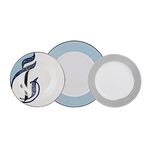 طقم سفرة بورسلان 18 قطعة لون كحلي من لاميسا  image number 0