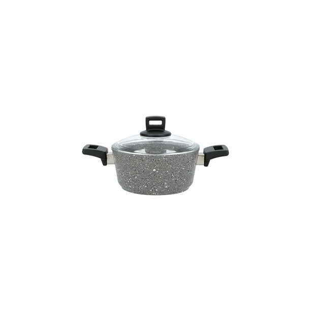 Alberto 9 piece grey granite cookware set image number 6