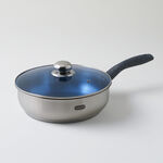 Alberto stainless steel ftypan with lid 20*5.5cm 1.7L, silver image number 0