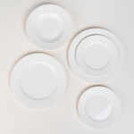 طقم مائدة أبيض من لا ميسا   12 قطعة image number 0