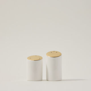 طقم ملاحات قطعتين أبيض/ذهبي من لاميسا 