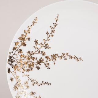 La Mesa Gold Leaf 16 Pieces Dinner Set