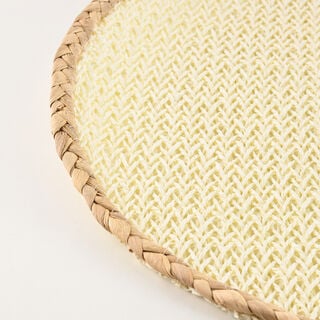 لا ميسا مفرش أطباق ورقي 38سم، بيح