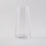 La Mesa 4 Pcs Highball Glass Set, Clear With Cutting Line 8*8*15 Cm image number 2