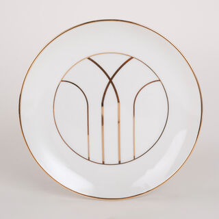 La Mesa 4 pcs white bone porcelain side plate