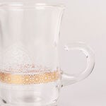 Tea And Coffee Set 28 Pieces Porcelain Silver And Gold  image number 3