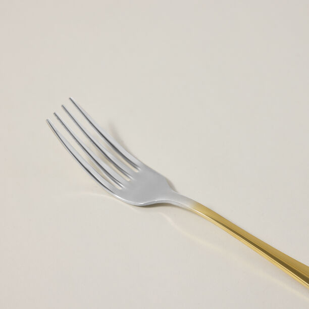 20 Pcs Cutlery Set&nbsp;Gold Handle And Silver Top image number 3