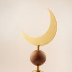 Homez Ramadan Decorative Crescent Design, Gold 17*20*59Cm image number 1