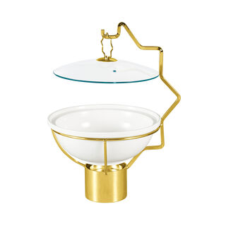 طبق تقديم مع سخان تصميم كازابلانكا من لاميسا 