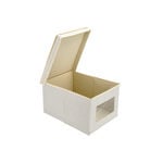 Fabric Storage Box With Lid & Transparent Side image number 3