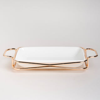 LA MESA PLATE SILVER 10"