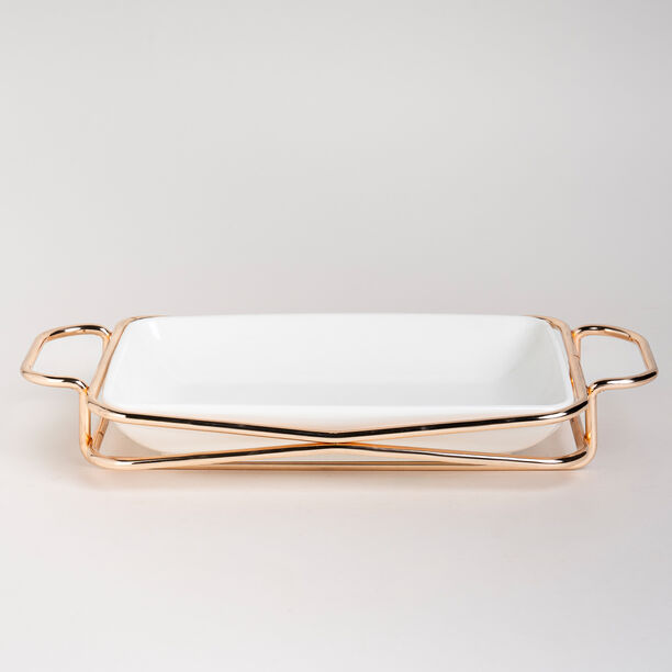 طبق تقديم مع الحامل image number 0