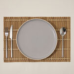 مفرش طاولة من الخيزران لون بني من البرتو  image number 2