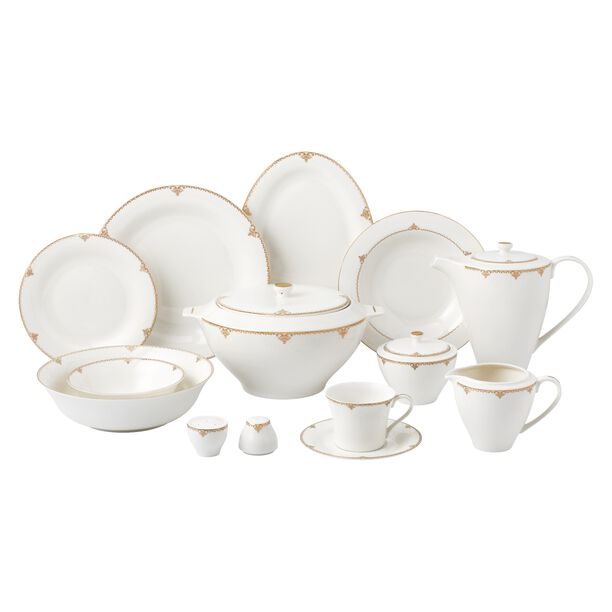 طقم سفرة بورسلان فاخر 85 قطعة من لاميسا  image number 0