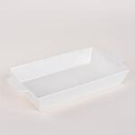 طبق فرن/تقديم بورسلان مع قاعدة بامبو من لاميسا image number 2