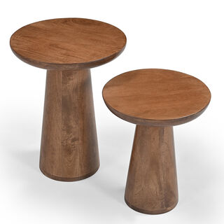 2 Piece Side table Set 40*40*50 cm, 35*35*40 cm
