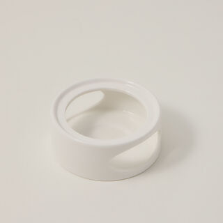 سخّان بورسلان لإبريق الشاي أبيض