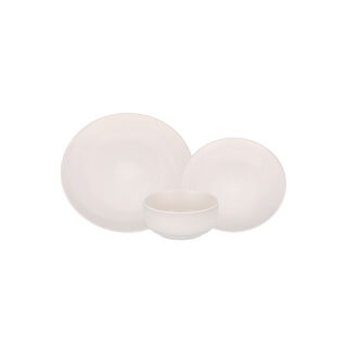 La Mesa off white stoneware 18 pc Dinner set